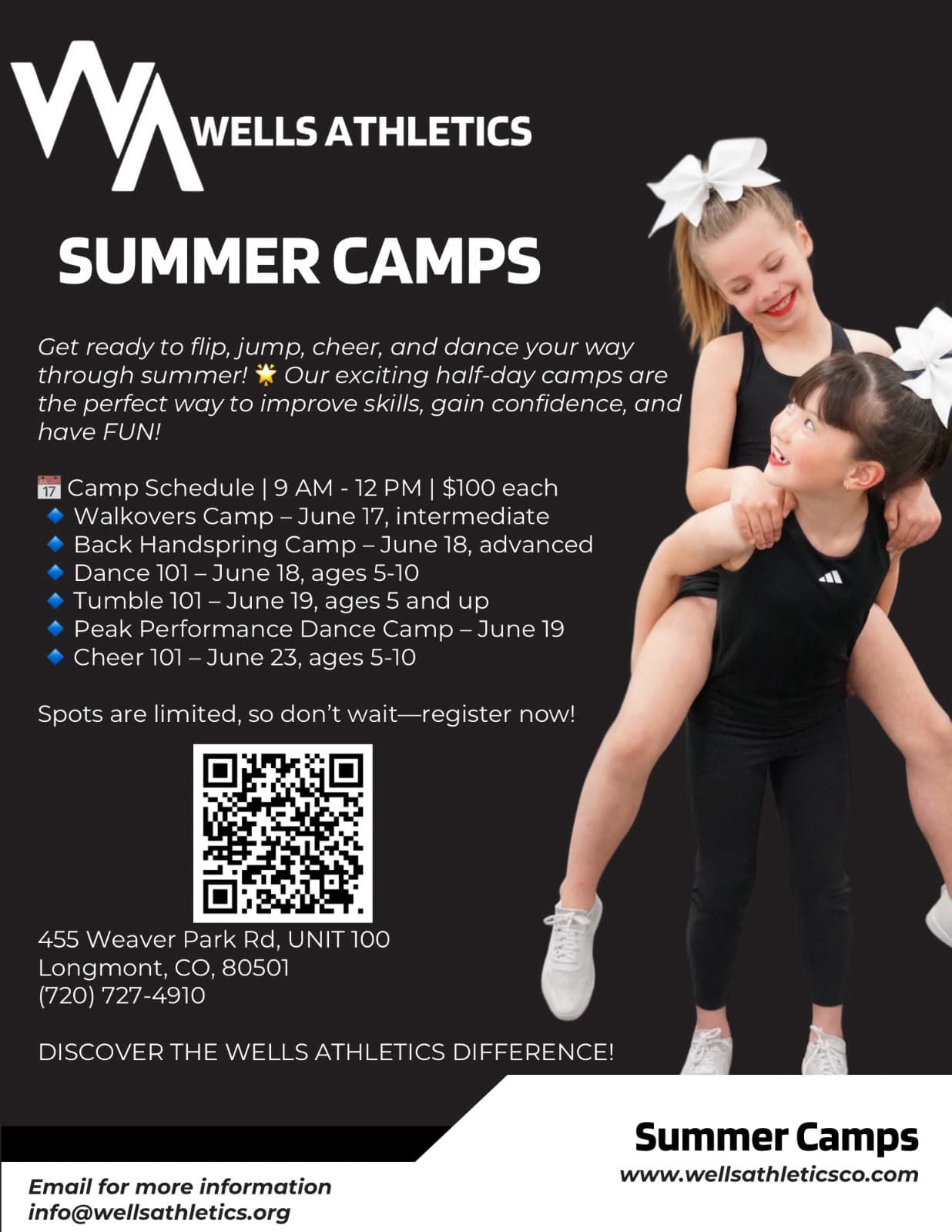 Summer Camps at Wells Athletics